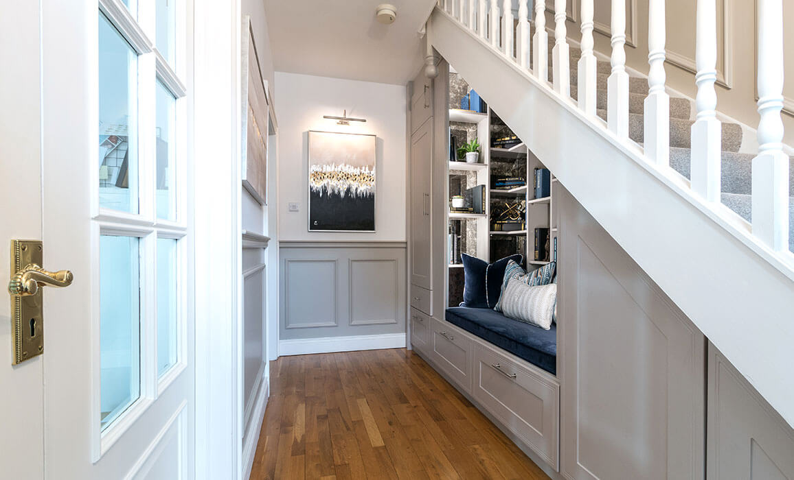 storage under stairs