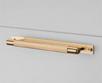 Pull Bar Plate Brass
